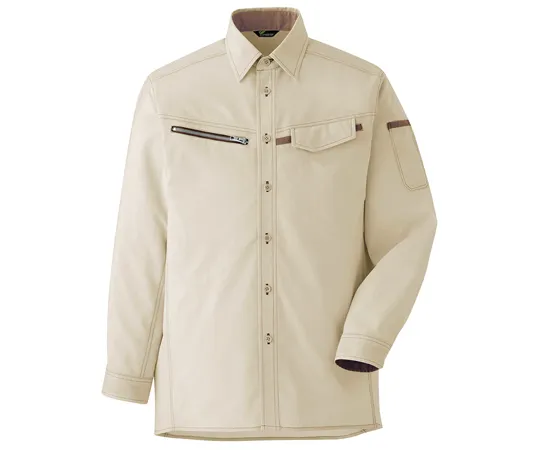 65-1289-31　Work Clothes, VERDEXCEL Male/Female Pair Shirt Ivory S VES2530UE-S　VES2530UE-S
