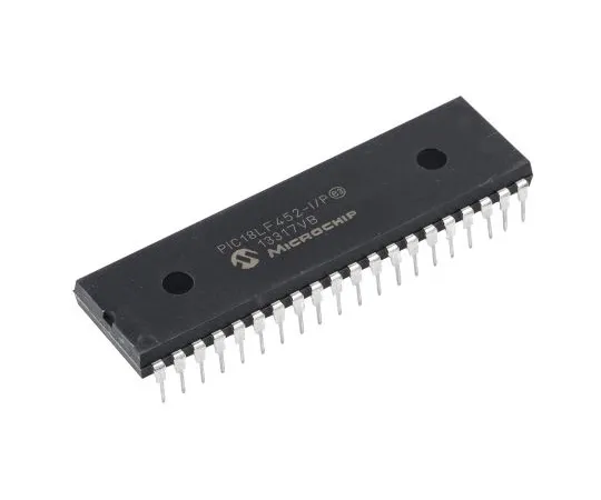 63-4805-02　Microchip PIC18LF452-I/P, 8bit PIC Microcontroller, 40MHz, 32 kB Flash, 40-Pin PDIP　PIC18LF452-I/P