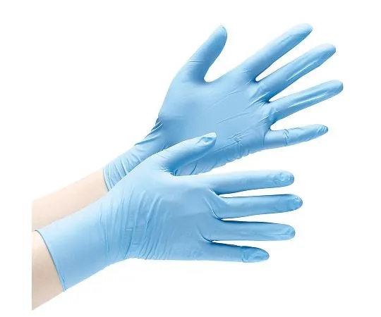 64-1121-82　VERTE 728 Gloves SS Blue Powder Free 100 pieces VERTE728-SS　VERTE-728-SS
