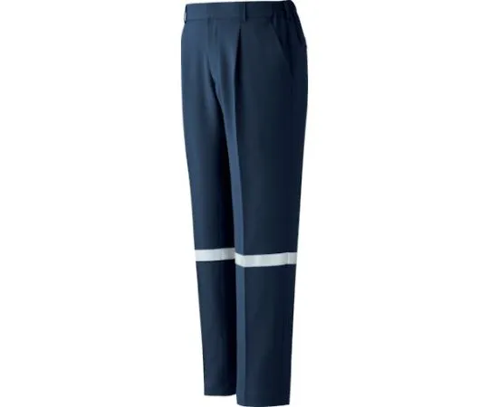 67-3132-71　Autumn/Winter Work Wear Antistatic Reflective Material Specification Easy Flex Pants VE547 Bottom Navy S　VE547-SITA-S