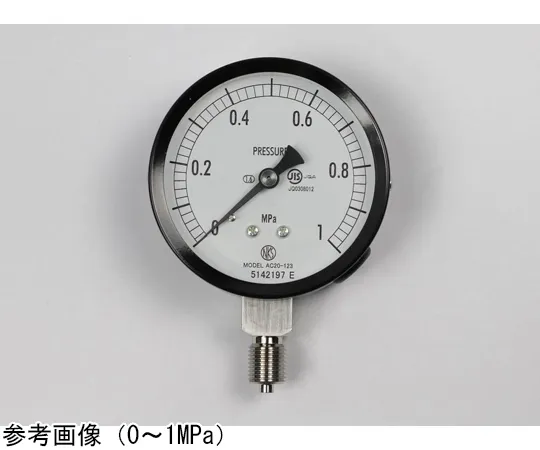 65-4276-16　Normal Pressure Gauge (Φ75) Vertical A Frame 0.16 MPa　AC20-123