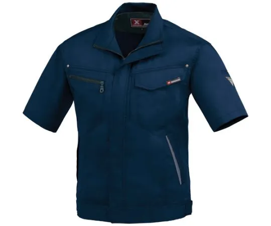 65-8371-29　Short Sleeve Blouson Deep Navy 3L　1631-19-3L