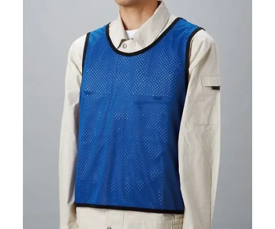 62-6093-29　Mesh Bibs Blue L (F)　873-67B-3L