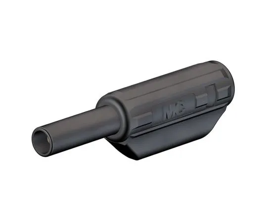 63-4737-01　Black stackable shrouded safe plug,2mm　65.9182-21