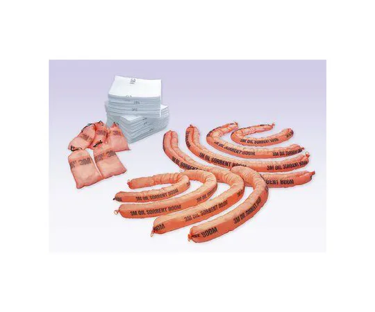 63-7318-38　Liquid Absorbent Oil Saw Vent Double Boom Type w/Hook 1 Bag　T-280
