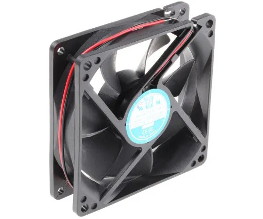 63-4933-41　RS PRO Axial Fan, 92.5 x 92.5 x 25mm, 52cfm, 2.9W, 12 V dc　668-8842