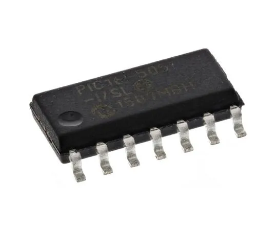 63-4895-61　Microchip PIC16F505-I/SL, 8bit PIC Microcontroller, 20MHz, 1K Flash, 14-Pin SOIC　PIC16F505-I/SL