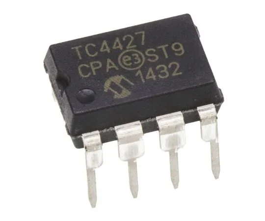 63-4727-01　Microchip TC4427CPA Dual Low Side MOSFET Power Driver, 1.5A 8-Pin, PDIP　TC4427CPA