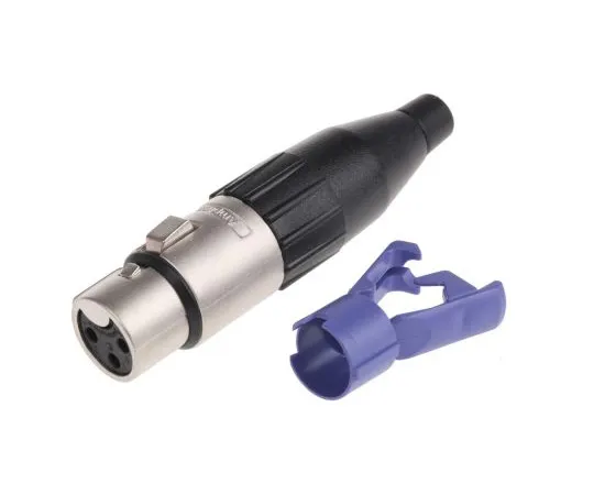 63-4927-84　Amphenol 3 Way Cable Mount XLR Connector, Female, Tin Plated Contacts　AC3FJ
