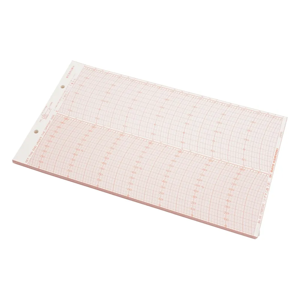 1-1014-11　［Discontinued］Thermo-Hygro Recorder for Sigma II Type Recording Paper 7 Days Roll　C1681540