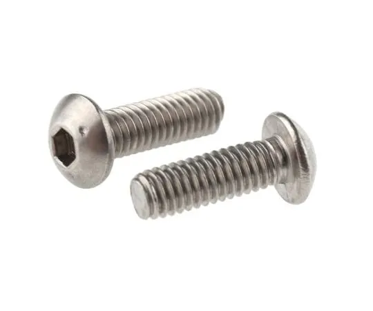 63-4739-46　RS PRO M4 x 12mm Hex Socket Button Screw Plain Stainless Steel　232-8209