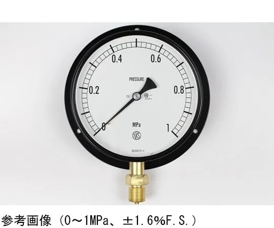 65-4291-14　Normal Pressure Gauge (Φ150) Vertical B Frame 0.1 MPa　AG10-241
