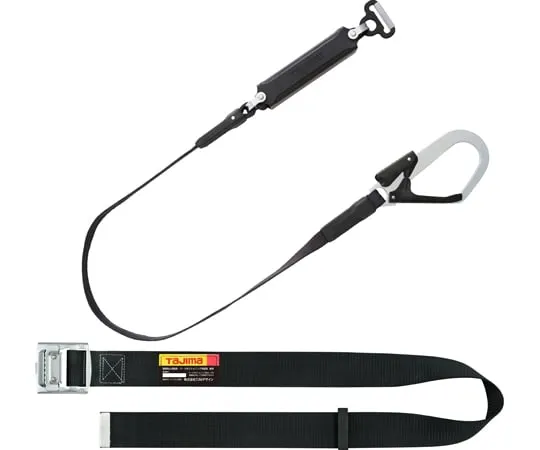 67-0336-91　Waist Belt Steel M Black Flat Rope A Ring L1 Set　B1SMFR-AL1BK