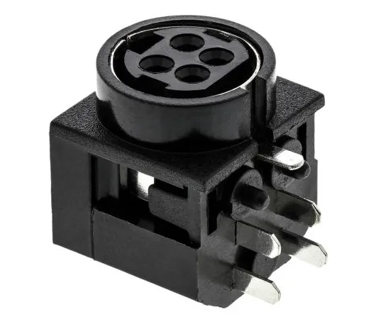 63-4932-28　Kycon PCB Mount DC Power Socket KPJX Series, Right Angle 7.5A　KPJX-4S