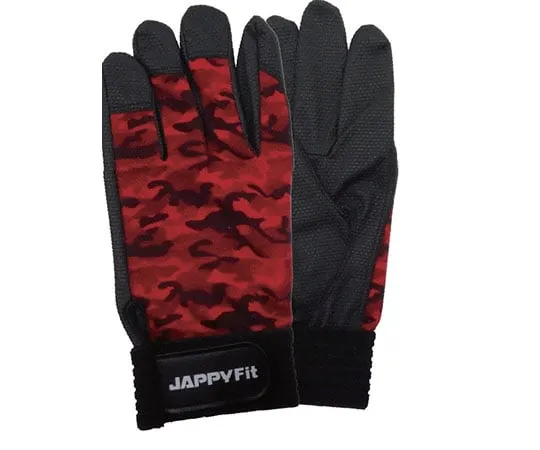 63-6337-62　Work Gloves Red Camouflage M　JPF-178MR-M