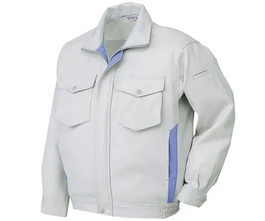 65-1236-93　Work Clothes, Unisex Blouson Silver Gray SS RC461-UE-SS　RC461-UE-SS