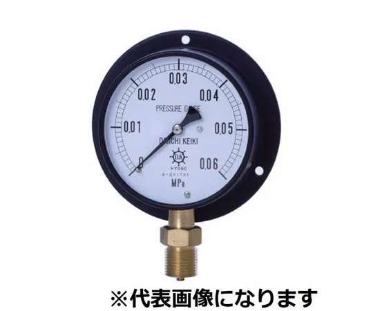 65-3606-59　IPT General Pressure Gauge B Type φ150 R3/8 0~0.06MPA　BUR38-1500.06MPA