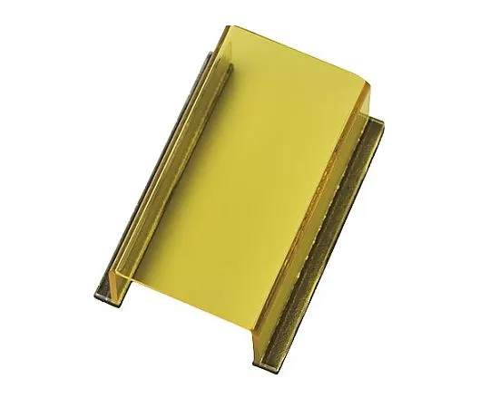 64-7982-14　Switch Cover Sign (Plain/Clear Yellow) 80 x 40 x 30 mm　EA983E-7