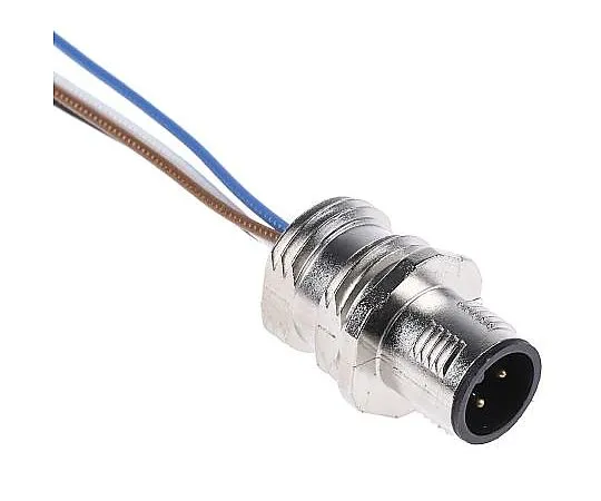 63-4917-25　DUPLICON Series Panel Mount M12 Connector, Male, 4 Way, 4A, 250 V　1523463