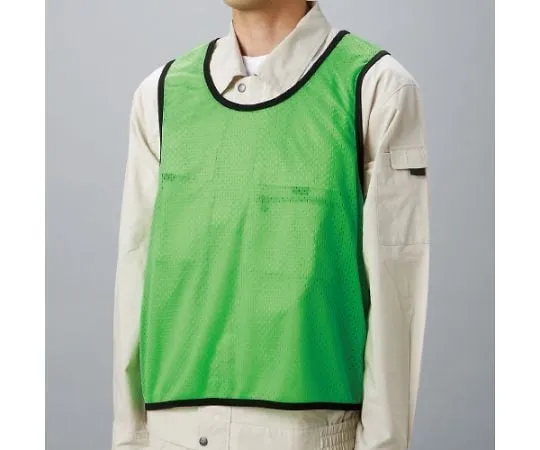62-6093-31　Mesh Bibs Fluorescent Green L (F)　873-67G-3L