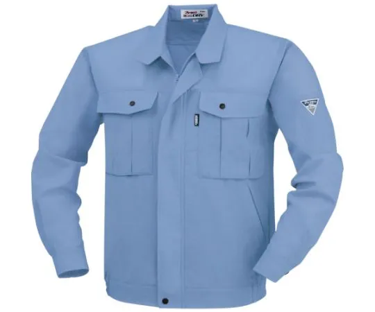 65-8334-38　Long Sleeve Blouson Blue 3L　1344-40-3L