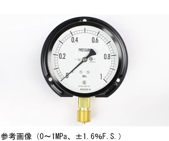 65-4288-50　Normal Pressure Gauge (Φ100) Vertical B Frame for Vibration Resistance 0.1 MPa　AE20-241