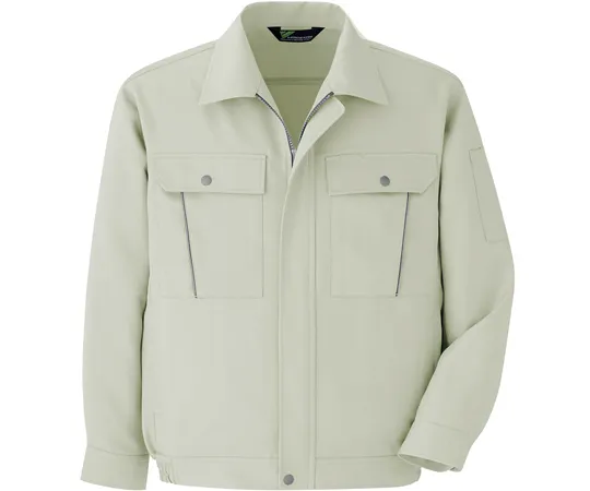 65-1236-29　Work Clothes, VERDEXCEL Eco Electrostatic Lining Cotton Blouson Ivory SSS VE460-UE-SSS　VE460-UE-SSS