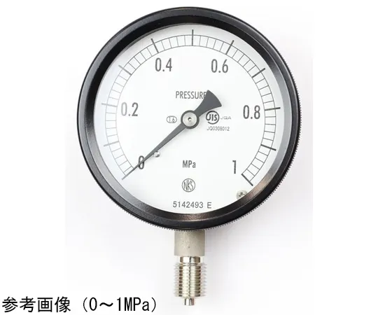 65-4294-16　Sealed Pressure Gauge (75Φ) Vertical A Frame 0.16 MPa　BC10-123