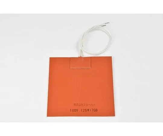 64-3418-36　Silicon Rubber Heater 100V 125 W 125mm x 125mm Lead 300mm　SR100-125-125-125