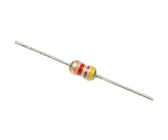 63-4680-38　TE Connectivity 4.7kΩ 0.25W Carbon Film Resistor ±5% -1200 → 0ppm/°C　CFR16J4K7
