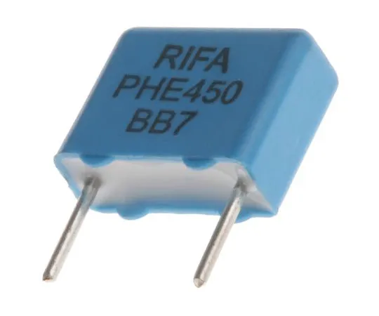 63-4869-84　KEMET 10nF Polypropylene Capacitor PP 250 V ac, 400 V dc ±5% Tolerance Through Hole PHE450 Series　PHE450KK5100JR05