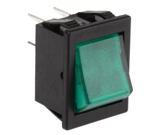63-4753-30　Arcolectric Illuminated Double Pole Single Throw (DPST), Latching Rocker Switch Panel Mount　C1353ALNAF
