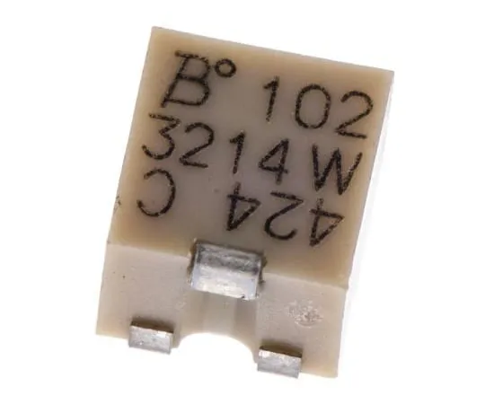 63-4742-20　1kΩ SMD Trimmer Potentiometer 0.25W Top Adjust Bourns 3214 Series　3214W-1-102E