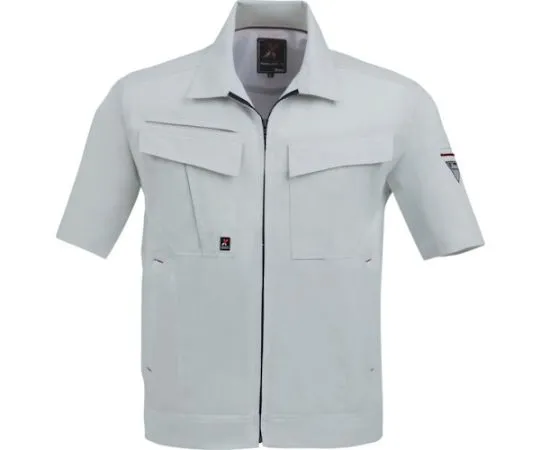 65-8375-75　Short Sleeve Blouson Silver Gray 3L　1651-22-3L