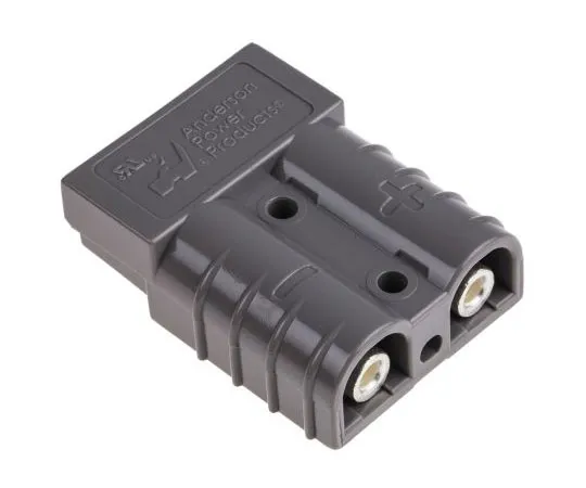 63-4703-08　Anderson Power Products SB50 Series Connector Housing Cable Mount Plug, 2P, Crimp Termination, 120A, 600 V ac/dc　6319G1