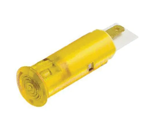 63-4774-89　Signal Construct Yellow Indicator, Solder Tab Termination, 24 → 28 V, 6mm Mounting Hole Size　SKGD06104