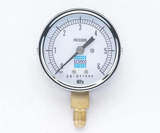 64-0796-30　60 φ Flare Type Pressure Gauge　TA140LF-60