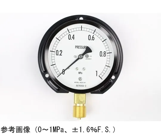 65-4288-13　Normal Pressure Gauge (Φ100) Vertical B Frame 0.16 MPa　AE20-241