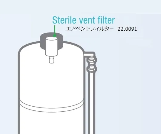 2-6496-14　［Discontinued］Ultrapure Water Generation Unit Directly Connected To The Tap Water for Smart2Pure Air Vent Filter　22.0091