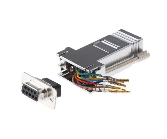 63-4778-48　RS Pro RJ45 Adapter , For *** with 9 Way D-Sub Connector　382-2695