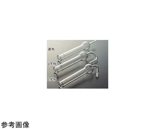 65-6837-84　Calchum Tube (For Rubber Stopper) L-Shaped 15 x 115 mm　1902-01