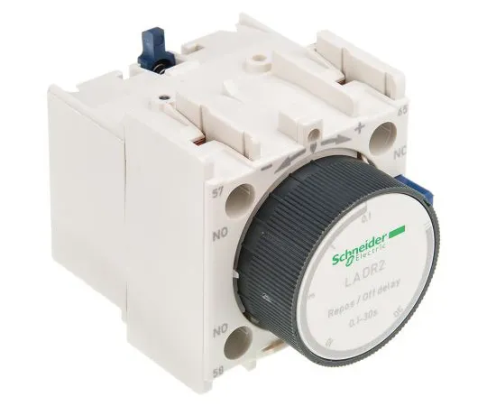 63-4782-91　TeSys D Series Analogue (OFF Delay) Pneumatic Timer, Range 0.1 → 30s, NO/NC Contacts　LADR2