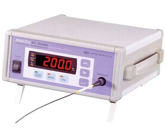 65-3531-91　Fluorescent Fiber Optic Thermometer FL Series -195.0~450.0°C　FL-2000