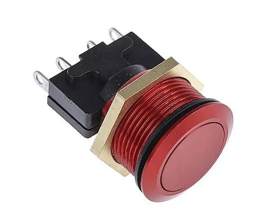 63-4786-14　ITW Single Pole Double Throw (SPDT) Momentary Push Button Switch, IP67, 19.25 (Dia.)mm, Panel Mount　76-9513/4044R