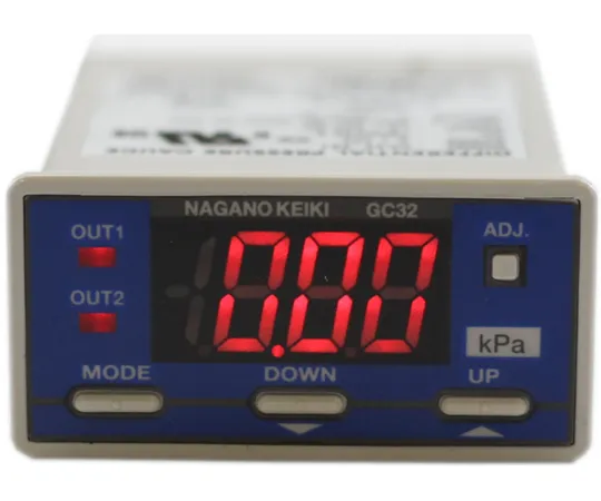 65-4314-53-20　Digital Differential Pressure Meter Analog Output 4~20 mA DC 100 Pa with Inspection Certificate　GC32-321