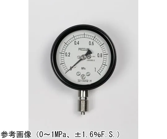 65-4292-66　Sealed Pressure Gauge (60Φ) Vertical A Frame 0.16 MPa　BA10-123