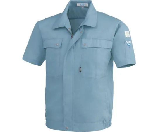 65-8524-24　Short Sleeve Blouson Blue Gray 3L　9291-43-3L