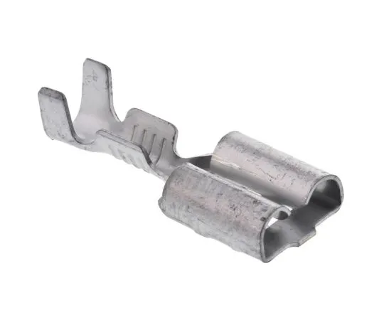 63-4743-33　TE Connectivity FASTIN-FASTON .250 Series Crimp Receptacle, 6.35 x 0.81mm, 0.3mm² to 0.8mm², 22AWG to 18AWG, Tin Plated　60838-1