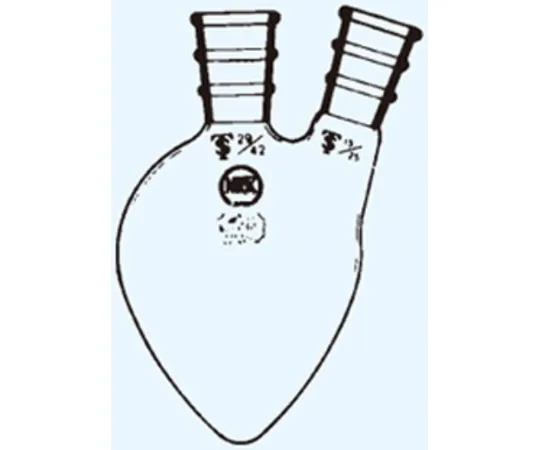 65-8668-92　Pear Flask White 50 mL Sliding Part 15/25　028-15050