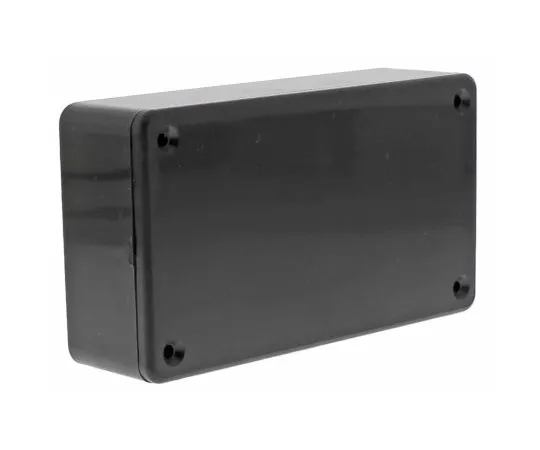 63-4831-45　Hammond 1591, ABS Enclosure, IP54, 112 x 62 x 31mm　1591BBK
